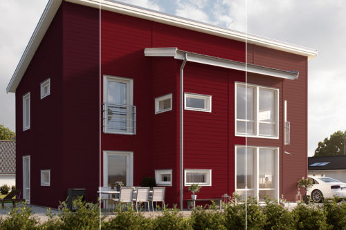 Röd fasad – Nordsjö Idé & Design